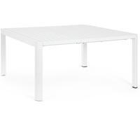 Bizzotto Mesa extensible en aluminio 149x97/149 blanco