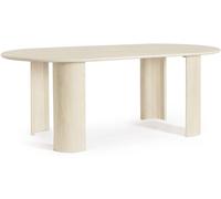 Bizzotto Mesa ovalada natural 210×100 en madera de mango