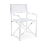 BIZZOTTO Silla de Director Taylor Blanca Cód. 0662083