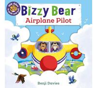 Bizzy Bear: Airplane Pilot – Libro de cartón interactivo para peques con pestañas y deslizadores