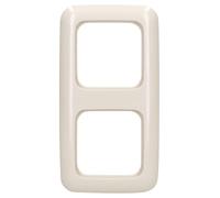 BJ Busch-Duro 2000 SI - Marco doble para 2 marcos 2512-212, color blanco