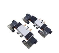 BJADUDJFB 1 válvula solenoide 4V120-06, 4V130C, 4V220-08, 4V230C-08, 4V320-10 y 4V420 con Conector de silenciador de 4 mm, 6 mm, 8 mm, 10 mm y 12 mm, 5/2 y 5/3(4V130C-06)