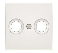 Bjc - 23330 tapa toma tv 2 conectores viva blanca Ref. 6533010160