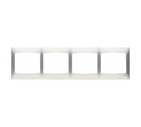 Bjc coral color - Placa 4 elementos horizontal serie coral sin bastidor plata luna