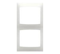 Bjc coral - Placa 2 elementos vertical serie coral sin bastidor blanco