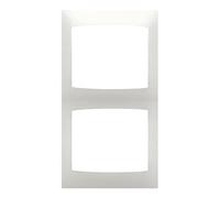 Bjc coral - Placa 2 elementos vertical serie coral sin bastidor blanco