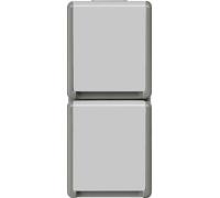 Bjc delta superficie - Base enchufe doble vertical delta ip44 con dispositivo