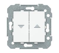 BJC Doble interruptor persiana Viva Blanco Polar 23569