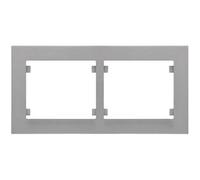 BJC - IRIS PLUS | Marco 2 elementos horizontal aluminio mercurio BJC 18012-MA - BJC 18012-MA