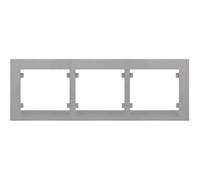 BJC - IRIS PLUS | Marco 3 elementos horizontal aluminio mercurio BJC 18013-MA - BJC 18013-MA