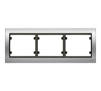 BJC Mega - Marco de 3 elementos horizontal, Aluminio Fusion Cosso ,22003-AFC