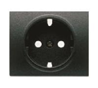 Bjc mega - Tapa base enchufe seguridad mega antracita cosso