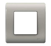 Bjc sol - Placa 2 elementos con bastidor sol-teide plata