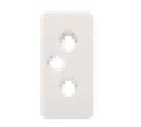 Bjc sol - Tapa bomba bipolar+toma tierra desplazada estrecho blanco exportación