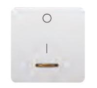 Bjc sol - Tecla interruptor bipolar luminoso ancha sol-teide blanco