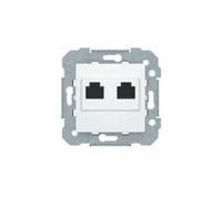 Bjc viva - Toma doble rj11/45 vacia blanca