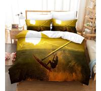 BJCJGGL Funda Nordica 150 Moderno Ultra-Surf Ropa de Cama 150 para Niños Adultos con Cremallera Suave Transpirable Microfibra Fundas Nordicas 240x220 cm + 2 Fundas de Almohada 50x80 cm