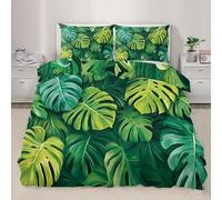 BJCJGGL Funda Nordica 90 Monstruo Verde Edredón Cama 90 para Niñas Niños con Cremallera de Suave Transpirable Microfibra Fundas Nordicas 150x220 cm + 2 Fundas de Almohada 50x80 cm