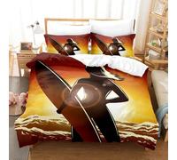 BJCJGGL Funda Nordica Cama 180 Surf Colchas Cama 180 para Niños Adultos con Cremallera Suave Transpirable Microfibra Fundas Nordicas 260x240 cm + 2 Fundas de Almohada 50x80 cm