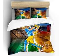 BJCJGGL Fundas Nordicas 135 Cricket Ropa de Cama 135 para Niños Adultos con Cremallera Suave Transpirable Microfibra Fundas Nordicas 220x220 cm + 2 Fundas de Almohada 50x80 cm