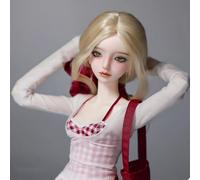 BJD Doll 1/4 Fashion Ball Jointed SD Doll, Maquillaje Artesanal, Material de Resina, 44 cm Figura de Acción Set Completa, Regalo Sorpresa