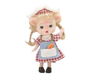 BJD Dolls Anime - Muñeca articulada de resina 12 x 7,5 x 19 cm, figura con vestido personalizable, objeto de colección articulado | Juguete posicionable de estilo japonés para los fanáticos, pantalla