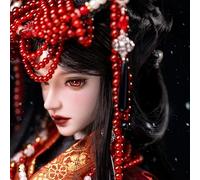 BJD Muñeca 1/3 Bola Jointed Muñeca Japonesa Niñas BJD Muñecas Hecho a Mano Juguetes DIY con Juego Completo de Vestidos Zapatos Peluca Forma Colección de Regalo para 15+ Años (Estilo B)