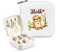 BJDAMAI Joyero de perezoso, regalos de perezosos para niños, adolescentes y niñas de 8 a 12 años, artículos de accesorios para decoración de productos, anillos de viaje, aretes, collares, organizador