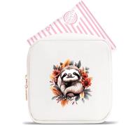 BJDAMAI Mini bolsa de maquillaje, bonita bolsa portátil con cremallera para adolescentes y niñas, pequeña bolsa de almacenamiento para compresas sanitarias, monedas, pintalabios, joyas, Ranura, Lindo