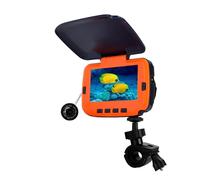 BJdfgE Buscador de Peces Submarino portátil for Pesca en Lagos Helados, Cable 4,3 Pulgadas y 15 m, 8 Luces infrarrojas, cámara 1000 TVL Fija Varilla(7HCS - 15M Cable)
