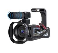 BJdfgE Cámara Digital 4K for fotografía, cámara compacta de vlogueo 48 MP, Pantalla táctil giratoria 3 Pulgadas, abatible 270° con Flash(AC-254-KM Upgraded)