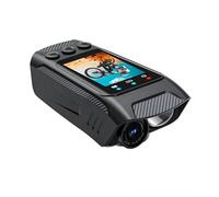 BJdfgE Cámara DV Deportiva 3 en 1 con luz 4K, cámara de acción for Casco Bicicleta, Pantalla HD, grabadora for Ciclismo y Motocicleta