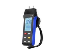 BJdfgE Probador de presión Gas Profesional Doble Puerto con manómetro diferencial 11 Unidades, Pantalla retroiluminada y Registro Datos for Uso en HVAC