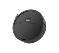 BJdfgE Robot barredor automático Tres en uno, fregador, trapeador, Inteligente, silencioso, for el hogar, barredora Perezosa(Black Battery)