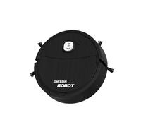 BJdfgE Robot barredor Lazy Home, miniaspirador Inteligente con Carga USB, Barre, succiona y friega, 3 en 1(Black)