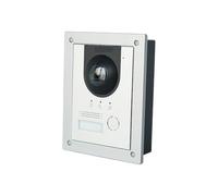 BJdfgE Timbre de Metal IP for Villa, Timbre Puerta, videoportero, aplicación Llamada telefónica, VTO2202F-P-S2 PoE(802.3af) en Varios Idiomas(with Flush Box)