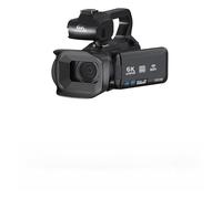 BJdfgE Videocámara Vintage Full 6K UHD 60FPS for transmisión en Vivo y Vlogs, cámara de Video 18X 64 MP, grabadora Digital AF, Pantalla giratoria 4"(Dual Color Light)