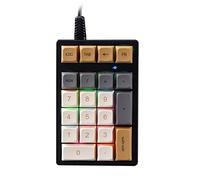 Bjebndd Teclado numérico mecánico verde USB teclado numérico para computadora, teclado numérico de 21 teclas PBT, teclado numérico para laptop, cajero, PC, teclado numérico, teclado mecánico digital,