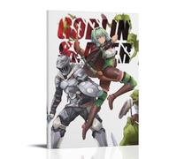BJHIHSX Anime Goblin Slayer And High Elf Arcger Arte Mural Impresión de Imagen Moderna Decoración de Habitación Familiar 30 x 45 cm