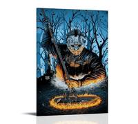 BJHIHSX Friday The 13th Main Character Fanart - Impresión artística de pared con imagen moderna para habitación familiar, 08 x 12 pulgadas (20 x 30 cm)