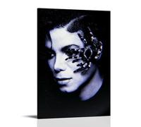 BJHIHSX Michael Jackson Arte en Blanco y Negro Arte Mural Impresión Moderna Habitación Familiar Decoración 12 x 18 Pulgadas (30 x 45 cm)