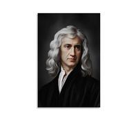 BJHIHSX Póster artístico de personajes de Sir Isaac Newton, pintura decorativa, lienzo, póster de pared e impresión artística moderna para dormitorio familiar, pósteres de 20 x 30 pulgadas (50 x 75 cm