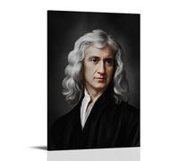 BJHIHSX Póster artístico de personajes de Sir Isaac Newton, pintura decorativa, lienzo, póster de pared e impresión artística moderna para dormitorio familiar, 20 x 30 cm