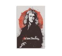 BJHIHSX Póster artístico de Sir Isaac Newton, pintura decorativa, lienzo, póster de pared e imagen artística moderna para decoración de dormitorio familiar, 20 x 30 cm