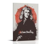 BJHIHSX Póster artístico de Sir Isaac Newton, pintura decorativa, lienzo, póster de pared e imagen artística moderna para decoración de dormitorio familiar, 60 x 90 cm
