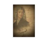 BJHIHSX Póster artístico de Sir Isaac Newton, pintura decorativa, lienzo, póster de pared e impresión artística moderna para dormitorio familiar, pósteres de 30 x 45 cm