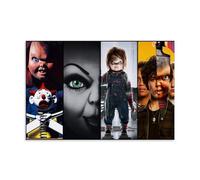 BJHIHSX Póster de arte colectivo de Cult of Chucky, pintura decorativa, lienzo, póster de pared e impresión artística moderna para dormitorio familiar, pósteres de 20 x 30 pulgadas (50 x 75 cm)