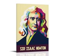 BJHIHSX Póster de arte pop de Sir Isaac Newton, pintura decorativa, lienzo, póster de pared e impresión artística moderna para dormitorio familiar, 20 x 30 cm