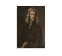 BJHIHSX Póster de arte vintage de Sir Isaac Newton, pintura decorativa, lienzo, póster de pared e imagen artística moderna para decoración de dormitorio familiar, 20 x 30 cm
