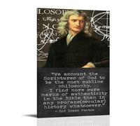BJHIHSX Póster decorativo con citas de Isaac Newton, lienzo para pared e impresión artística moderna para decoración de dormitorio familiar, 12 x 18 pulgadas (30 x 45 cm)